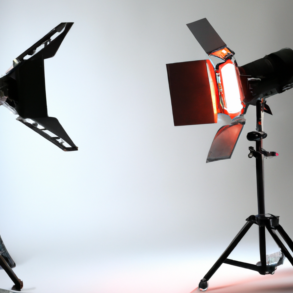 明るい自然光のスタジオ全景